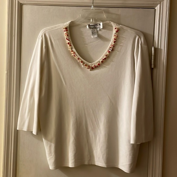Joseph A Tops - Joseph A blouse with stone embellishments​